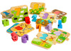 Telspel - puzzel -  1-10 tegelpuzzels - Set van 10