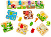 Telspel - puzzel -  1-10 tegelpuzzels - Set van 10