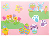 Foam - stickers - Pasen - set van 200 assorti