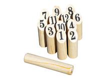 Buitenspeel - spel - cijfer kubb - 13-delig