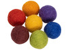 Loose parts - vilt - regenboog balletjes - set van 240