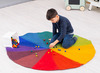 Loose parts - vilt - regenboog balletjes - set van 240