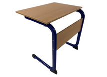 Leerlingentafel In-C-Enkel Hoogte 71 Cm - Blauw Ins42396.74.Bl