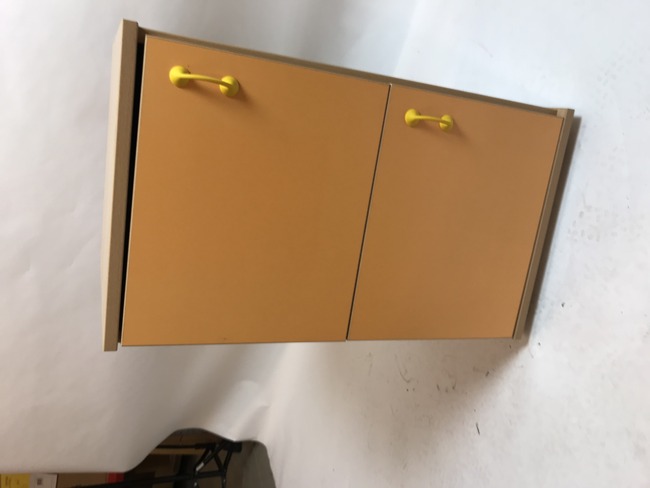 Kast Met  2 Lades