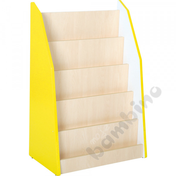 Quadro Enkelzijdige Boekenkast Geel