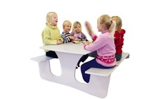 Onewood - Wandtafel Met Banken - Klein