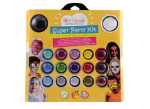 Schmink - Make-Up - Grim'tout - Party Grimeerpalet 17 kleuren