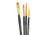 Schmink - Make-Up - Grim'tout - Schminkpenselen - Set van 4 assorti