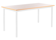 Tafel - Universal - 180 cm x 80 cm x 64 cm - onderstel ral 9006 (aluminium grijs) - blad beuk - per stuk