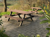Picknicktafel -gerecycleerd kunststof - serengeti - 200 cm - per stuk