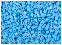 Strijkkralen - midi - aanvulset - licht blauw - per stuk