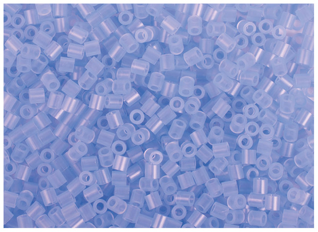 Strijkkralen - Midi - Aanvulset - Blauw Transparant - Per Stuk