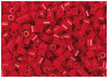 Strijkkralen - midi - aanvulset - rood - per stuk