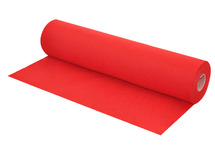 Textiel - Vilt Op Rol. - rood - per stuk