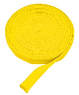 Stof-rondgebreide Band - Geel-10m