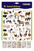 Stickers-dieren