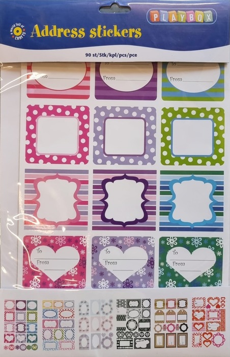 Labelstickers - Varia 90st