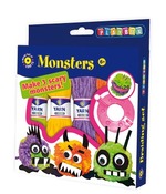 Textiel - pompon monsters set