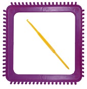 Textiel - loom met haakpen