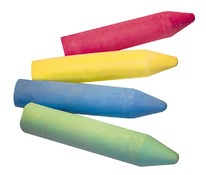 Stoepkrijt - Jumbo 4St