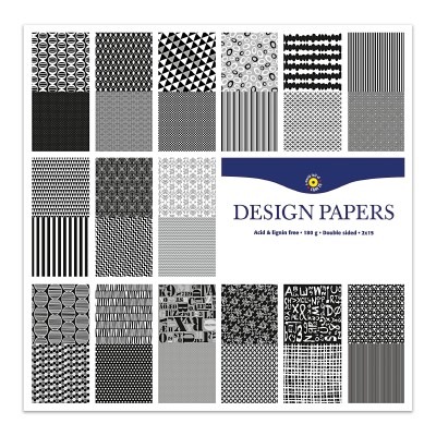 Papier - Black & White 24 Vel