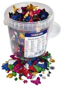 Pailletten - verschillende vormen - voordeelpakket - decoratie - set van 500 g assorti