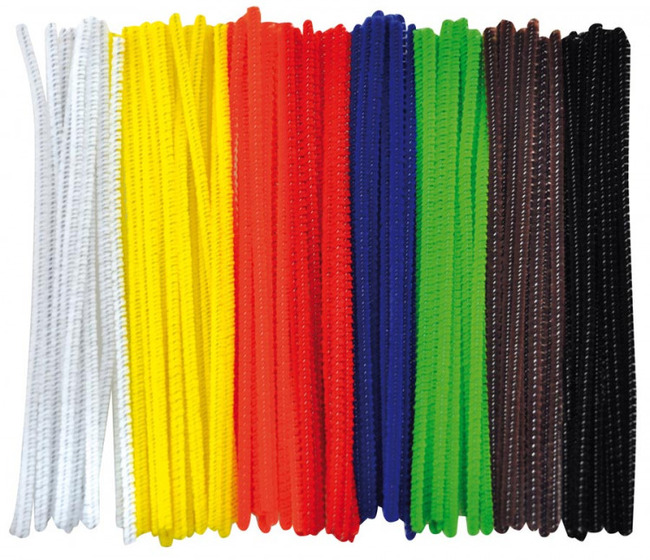 Chenille-assortiment-100st