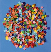 Karton - mozaïek - 10 kleuren - set van 10000 assorti