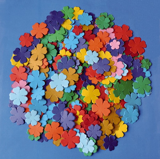 Decoratie - Bloemen - Karton - Set Van 2500 Assorti