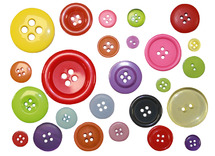 Knopen - Plastic - Voordeelpak - Zak Van 500G