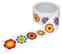 Tape - bloemen op rol - 450st