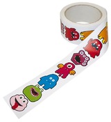 Tape - monstertjes op rol - 450st