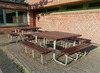 Picknicktafel -gerecycleerd kunststof - stelvio - per stuk