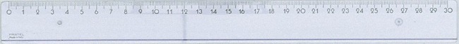 Latten - Meetlat - 30 Cm - Smal - Set Van 25