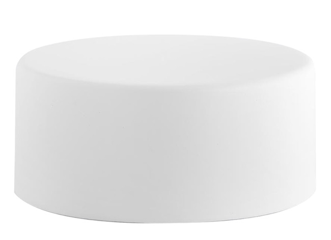 Zitelement - Kunststof - Poef - 60 Cm X 60 Cm X 29 Cm - Zwart - Per Stuk