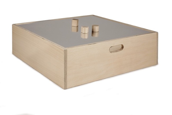 Houten Kist - Cubo - M - Met Spiegel