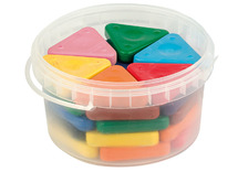 Waskrijt - Primo Triangles - driekantig - set van 30 assorti