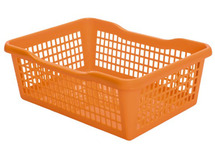 Opbergmandje XL - oranje - per stuk