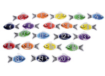 Snoezelhoek - tickit Rainbow Gel Number Fish - drukcijfers - per set
