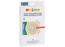 Potlood - Kleurpotlood - Driehoekig - Primo - Maxi - Ass/12Kl
