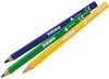 Potloden - kleurpotloden - Primo Jumbo - driehoekig - dik - etui - set van 12 assorti