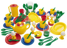 Kookset - eetset - Dantoy - servies - ontbijtset - set van 78