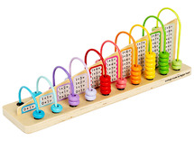 Telspel - regenboog telraam - per stuk