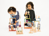 Speelblokken - tickit Rainbow Architect Rectangles - regenboog reeks - bouwrechthoeken - set van 7