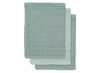 Textiel - washandje tetra bamboe - Jollein - set van 3 - groen tinten - per stuk