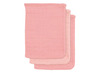 Textiel - washandje tetra bamboe - Jollein - set van 3 - rose tinten - per stuk