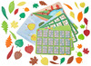 Kleur en vorm - hand2mind Sensory Leaves Math Activity Set - sensorische blaadjes - bomen - wiskundige initiatief - per spel