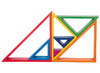 Speelblokken - tickit Rainbow Architect Triangles - regenboog reeks - bouwdriehoeken - set van 7