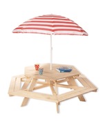 Picknicktafel-Zeshoekig Den