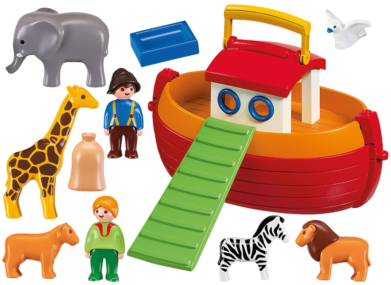 sessie Weinig Herinnering Playmobil 123-ARK VAN NOAH - Hageland